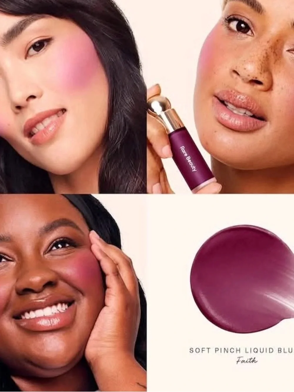 Fall Plum Berry Liquid Cheek Blush in shade Faith by Rare Beauty
